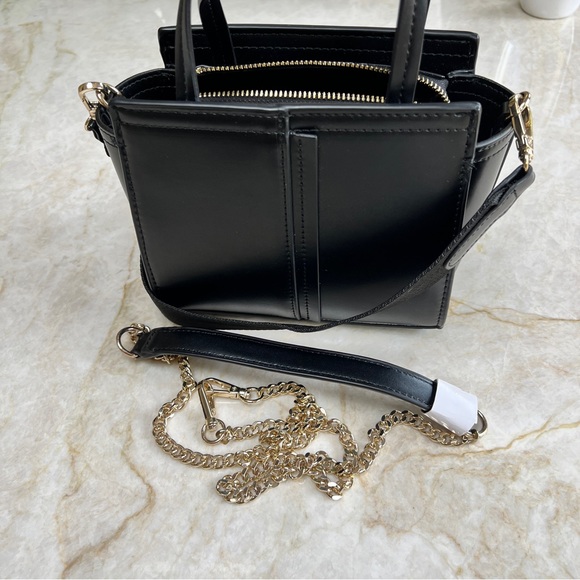 (SOLD) ZARA MINI CITY BAG BLACK - Picture 5 of 13